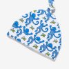 Roller Rabbit Monkey Baby Hat Blue Accessories