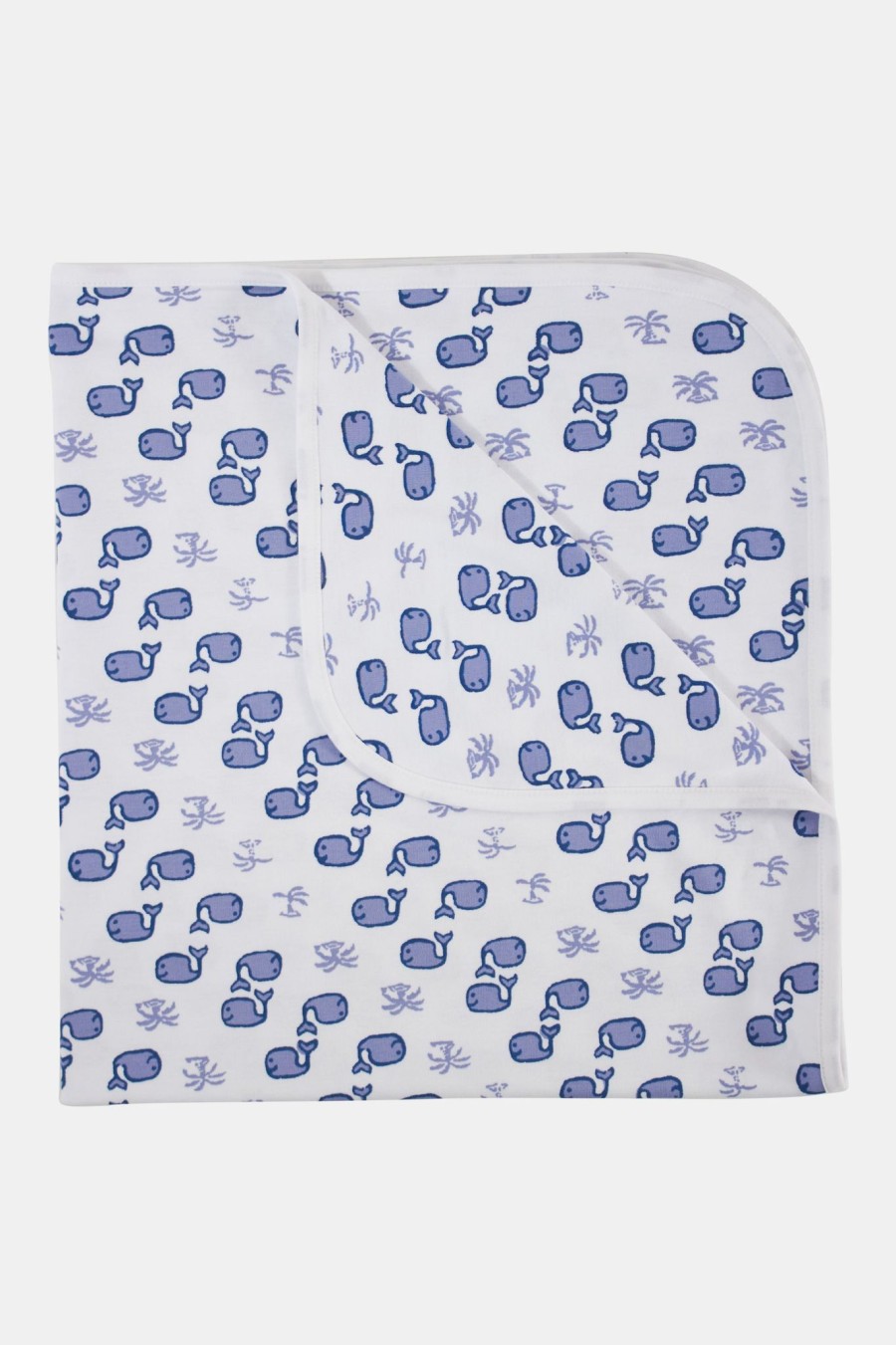 Roller Rabbit Infant Moby Receiving Blanket Blue Accessories