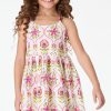 Roller Rabbit Kids Fontana Floral Brandy Dress White Mommy & Me