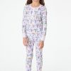 Roller Rabbit Kids La Monkey Pajamas White Pajamas