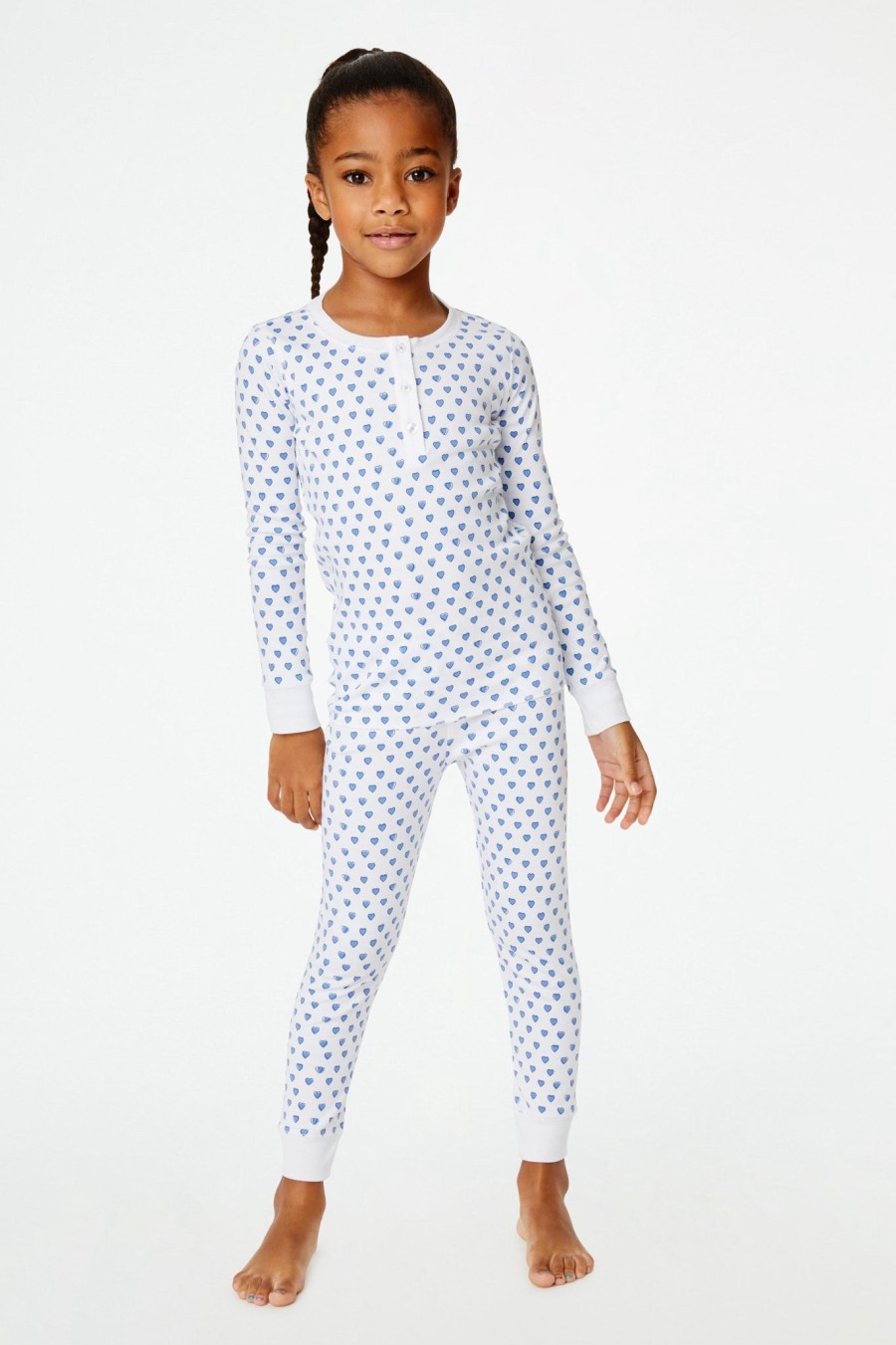 Roller Rabbit Kids Hearts Pajamas Blue Mommy & Me