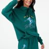 Roller Rabbit Roller Rabbit Ski Club Hoodie Green Casuals