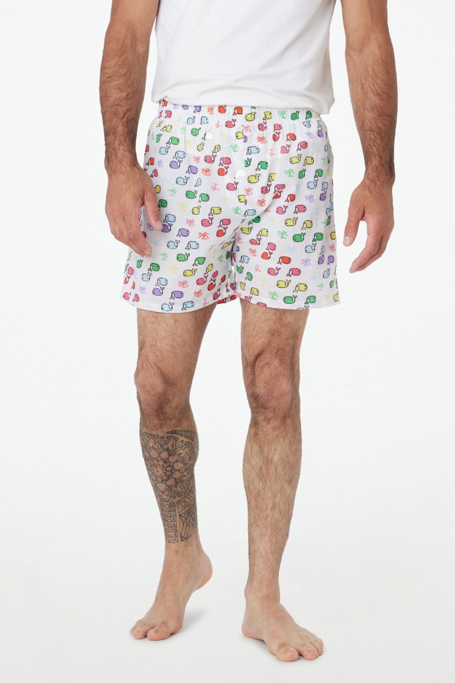 Roller Rabbit Mens Moby Paradise Boxer Set Multi Men'S Pajamas