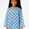 Roller Rabbit Kids Jemina Kurta Blue Tops And Bottoms