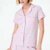 Roller Rabbit Disco Hearts Polo Pajamas Lilac Pajamas