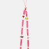 Roller Rabbit Core Icon Phone Charm Pink Jewelry