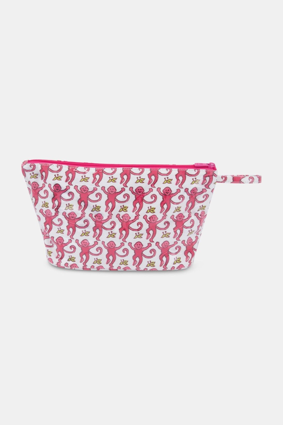 Roller Rabbit Monkey Toiletry Case Pink Makeup & Toiletry Cases