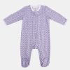 Roller Rabbit Infant Hathi Zipper Footie Lilac Pajamas