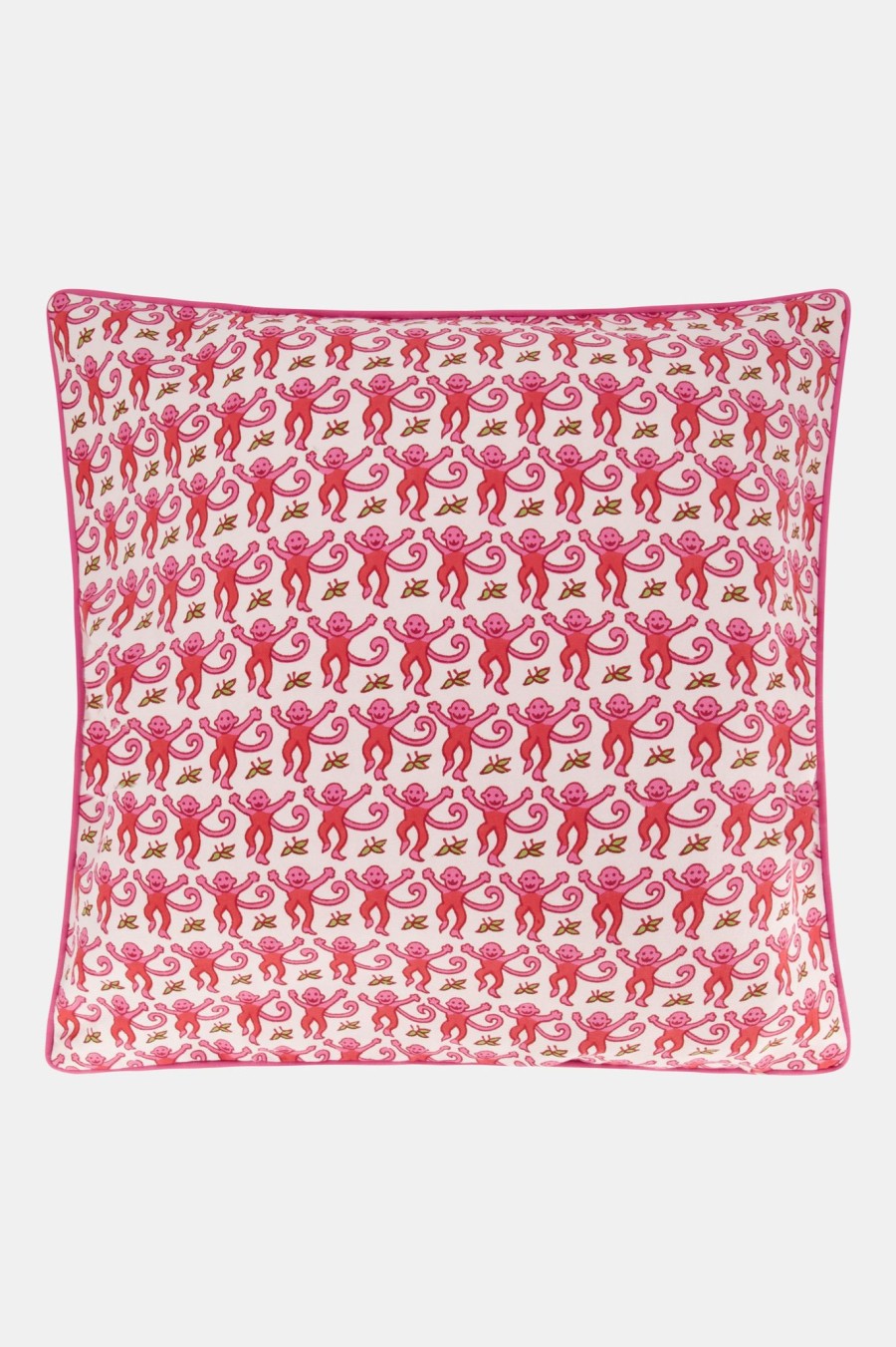 Roller Rabbit Monkey Decorative Pillow Pink Decorative Pillows