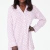 Roller Rabbit Hearts Perlita Lounge Dress Pink Pajamas