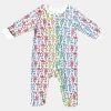 Roller Rabbit Infant Disco Monkey Zipper Footie Rainbow Pajamas