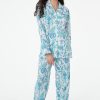 Roller Rabbit Amanda Loungewear Turquoise Pajamas