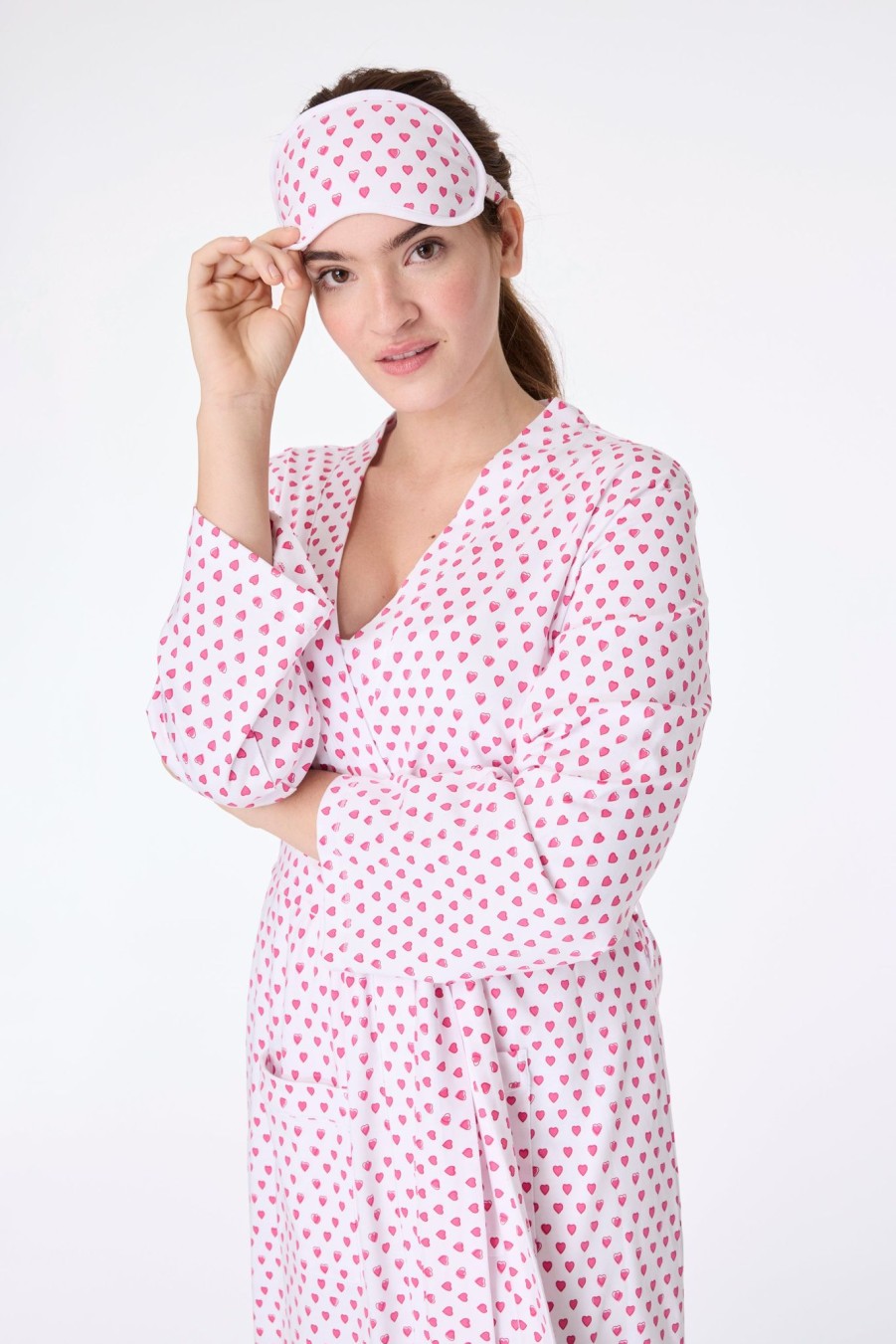 Roller Rabbit Hearts Bundle Of Love Pink Pajamas