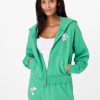 Roller Rabbit Kelly Monkey Puff Cropped Zip Up Green Casuals