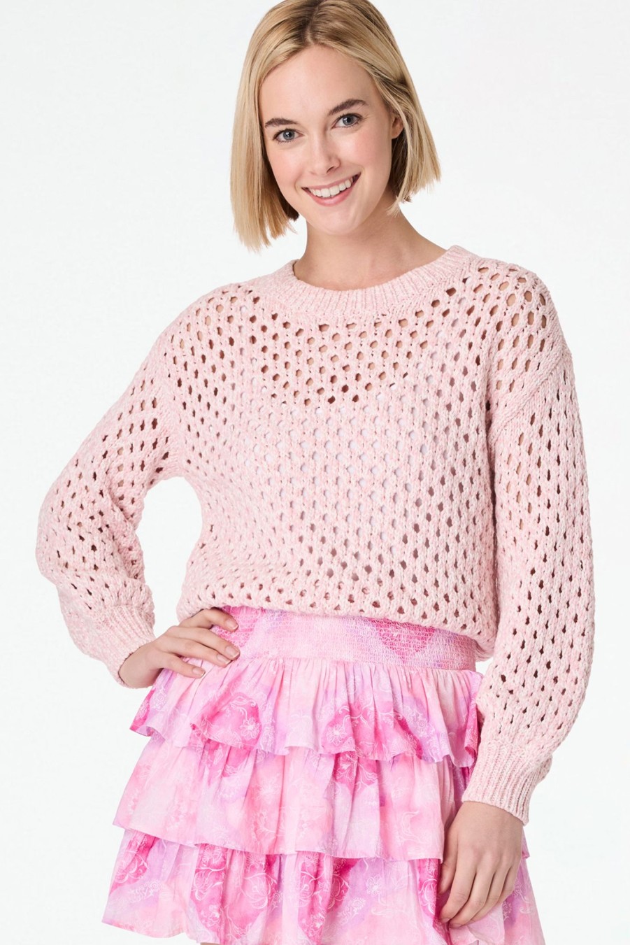 Roller Rabbit Hadley Sweater Pink Knits & Jackets