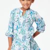 Roller Rabbit Kids Winter Bari Nyala Dress Light Blue Dresses