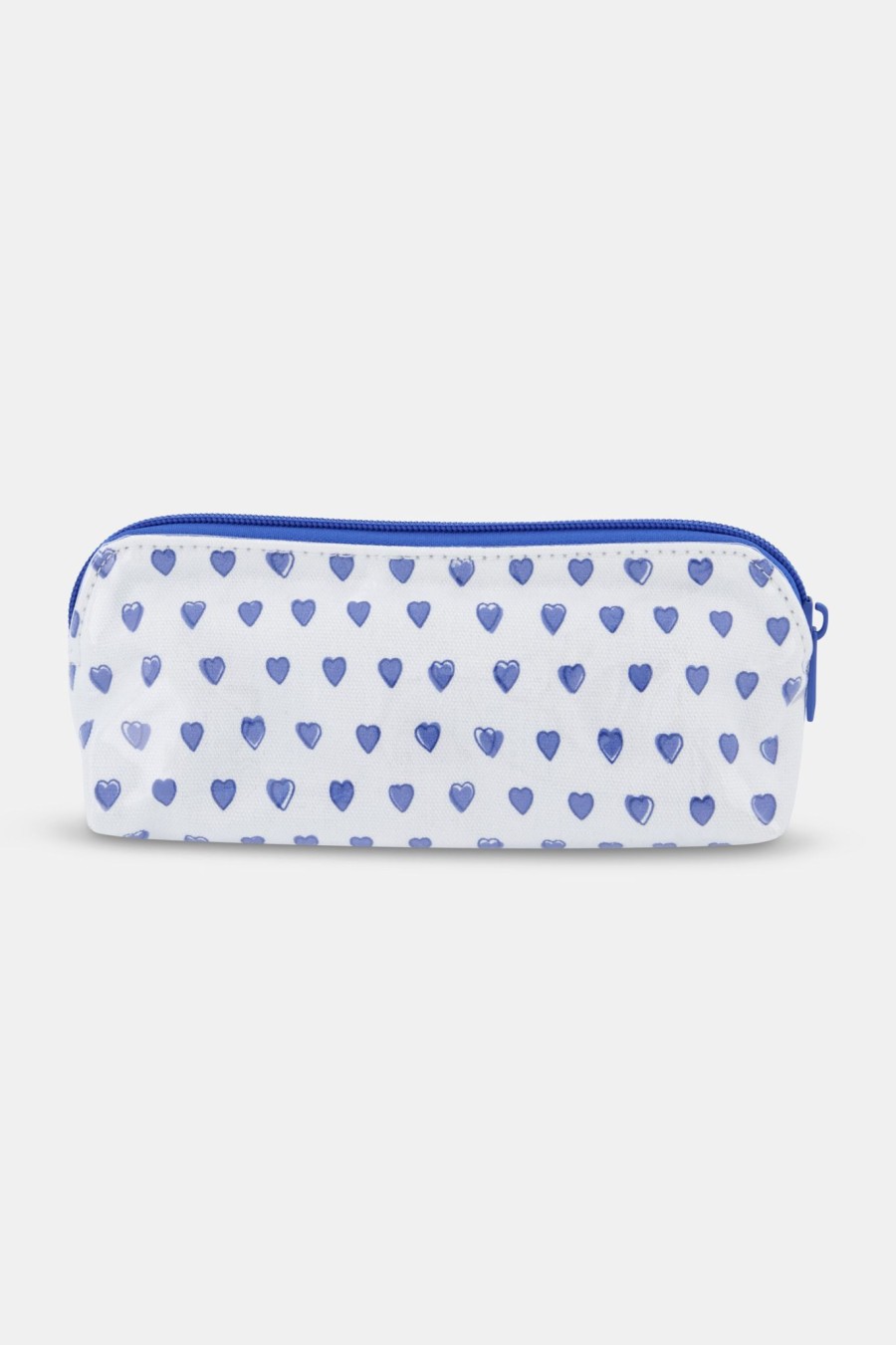 Roller Rabbit Hearts Makeup Bag Blue Makeup & Toiletry Cases