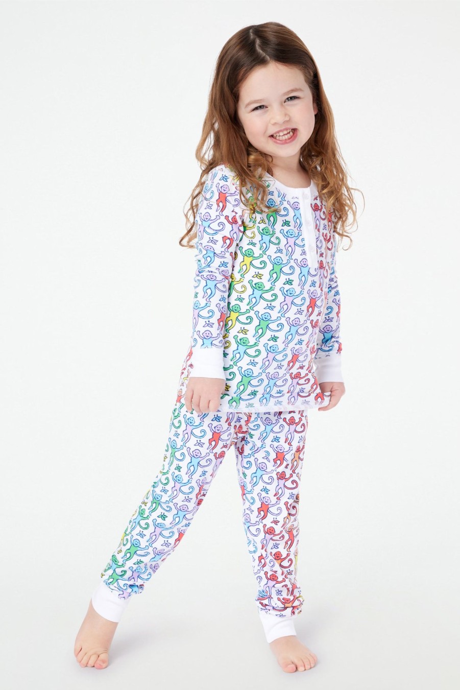 Roller Rabbit Kids Monkey Pajamas Disco Pajamas