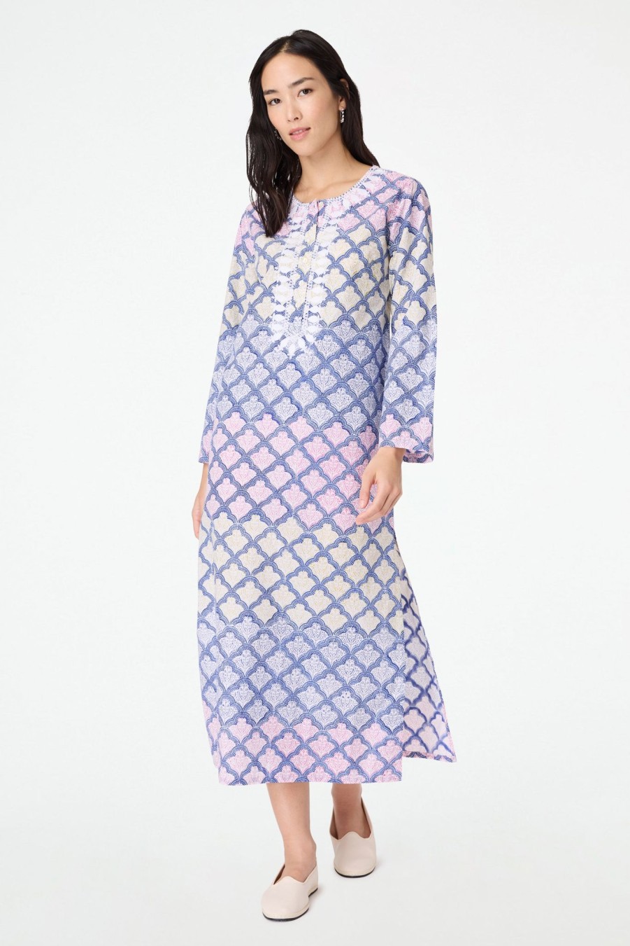 Roller Rabbit Ombre Jemina Rose Kurta Multi Tunics & Kurtas