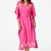 Roller Rabbit Lavandou Nella Caftan Fuchsia Tunics & Kurtas