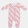 Roller Rabbit Infant Moby Zipper Footie Pink Pajamas