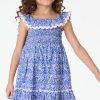 Roller Rabbit Kids Khailani Ikat Ryan Dress Sky Mommy & Me