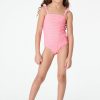 Roller Rabbit Little Kids Hearts Ottie One Piece Coral Swim