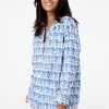 Roller Rabbit Monkey Loungewear Blue Pajamas