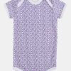 Roller Rabbit Infant Hathi Short Sleeve Onesie Lilac Pajamas