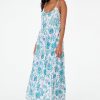 Roller Rabbit Amanda Dakota Maxi Dress Turquoise Dresses