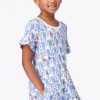 Roller Rabbit Kids Greenwich Monkey Esme Dress Blue Dresses