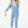 Roller Rabbit Kids Monkey Pajamas Blue Pajamas