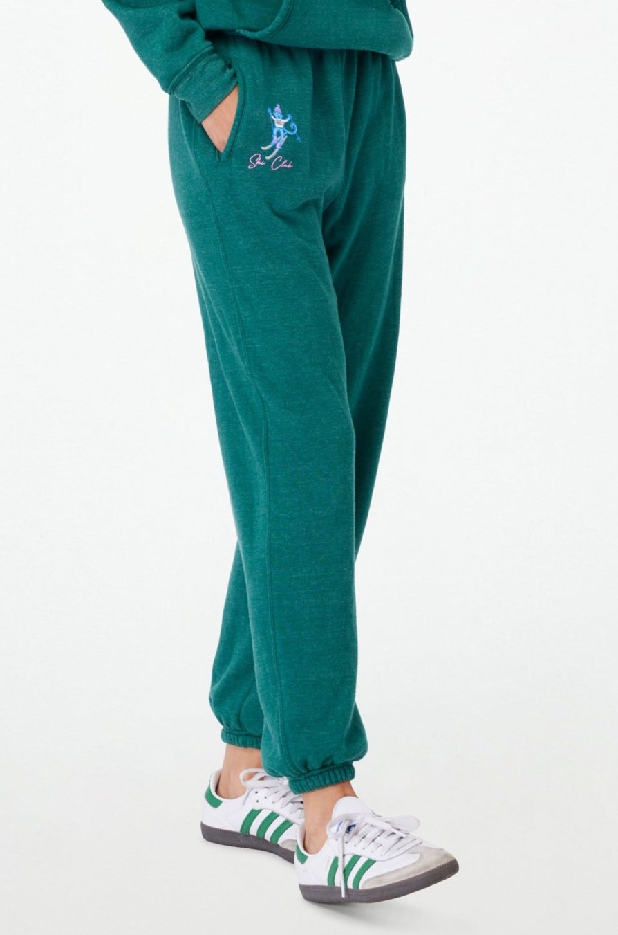 Roller Rabbit Roller Rabbit Ski Club Sweatpant Green Bottoms