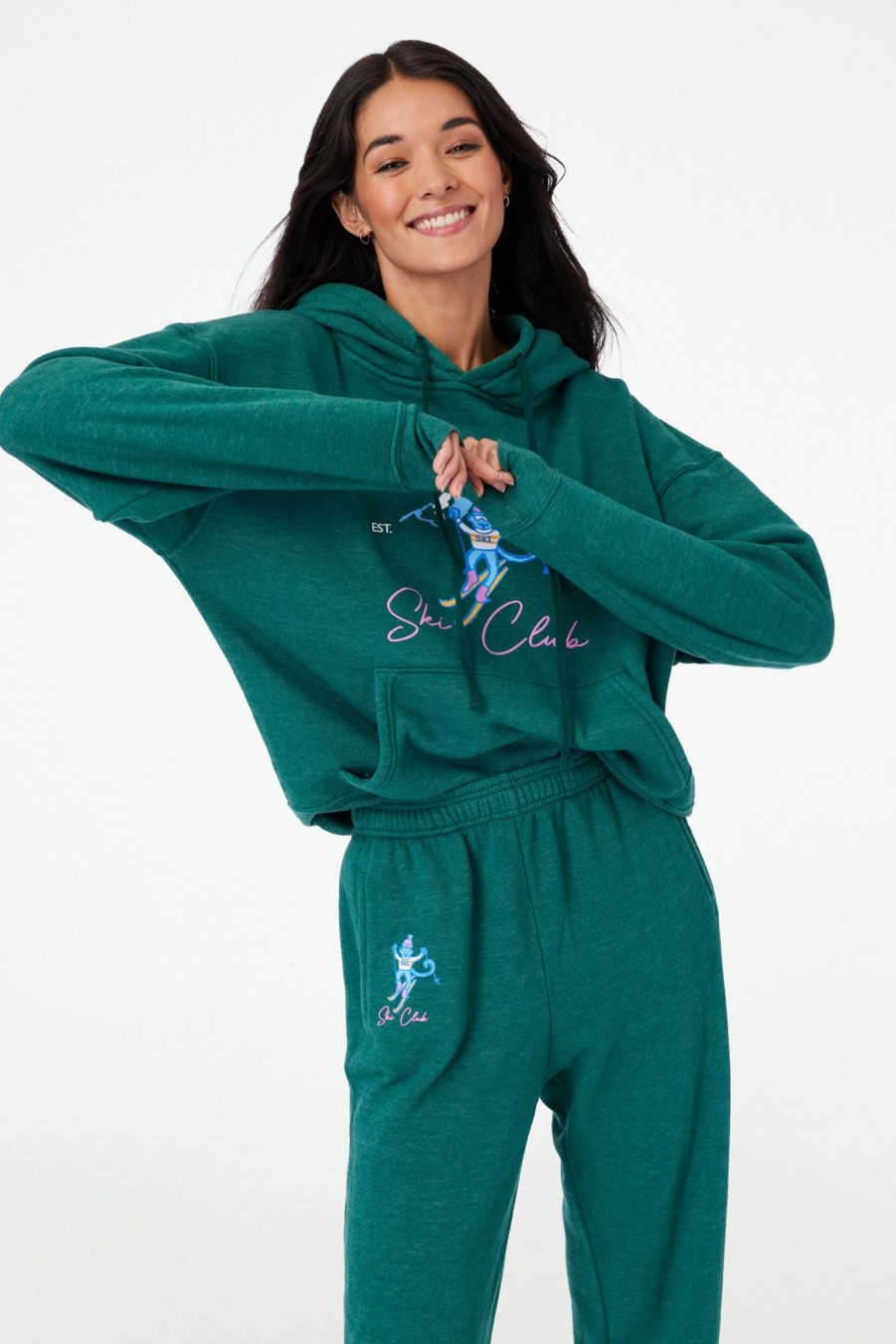 Roller Rabbit Roller Rabbit Ski Club Sweatpant Green Bottoms