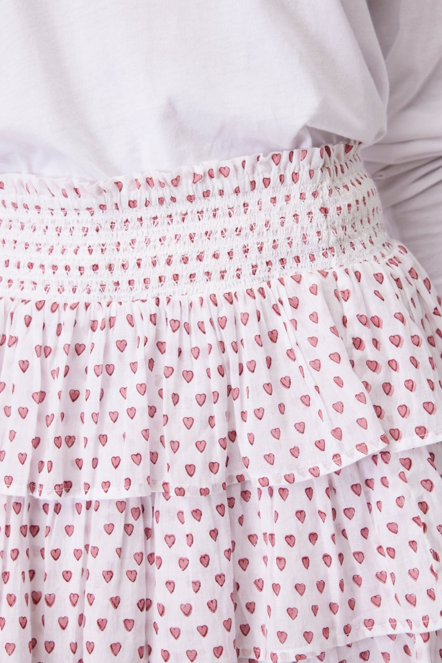 Roller Rabbit Hearts Siggy Skirt Pink Bottoms