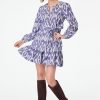 Roller Rabbit Ikat Chambray Philippa Dress Blue Dresses