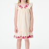 Roller Rabbit Kids Column Embroidery Aimee Dress Pink Dresses