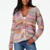 Roller Rabbit Stripe Lillien Cardigan Pink Knits & Jackets