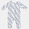 Roller Rabbit Infant Moby Zipper Footie Blue Pajamas