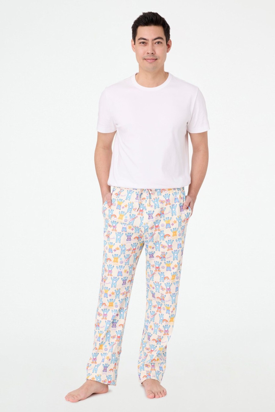 Roller Rabbit Mens Summer Of Love Simon Pant Buttercup Men'S Pajamas