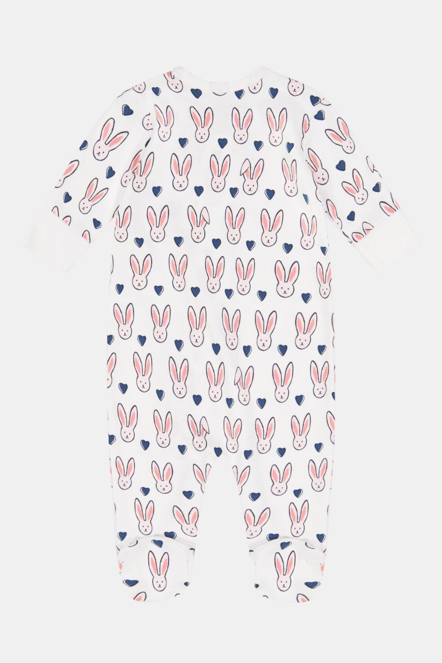 Roller Rabbit Infant Love Bunnies Zipper Footie Pajamas Pink Pajamas